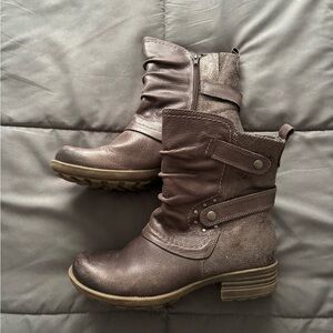 Earth Origins brown/gray ankle boots
